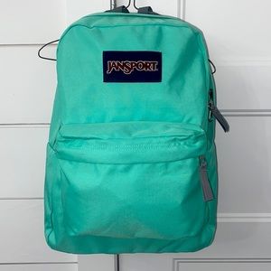 Jansport Superbreak Backpack Seafoam Green